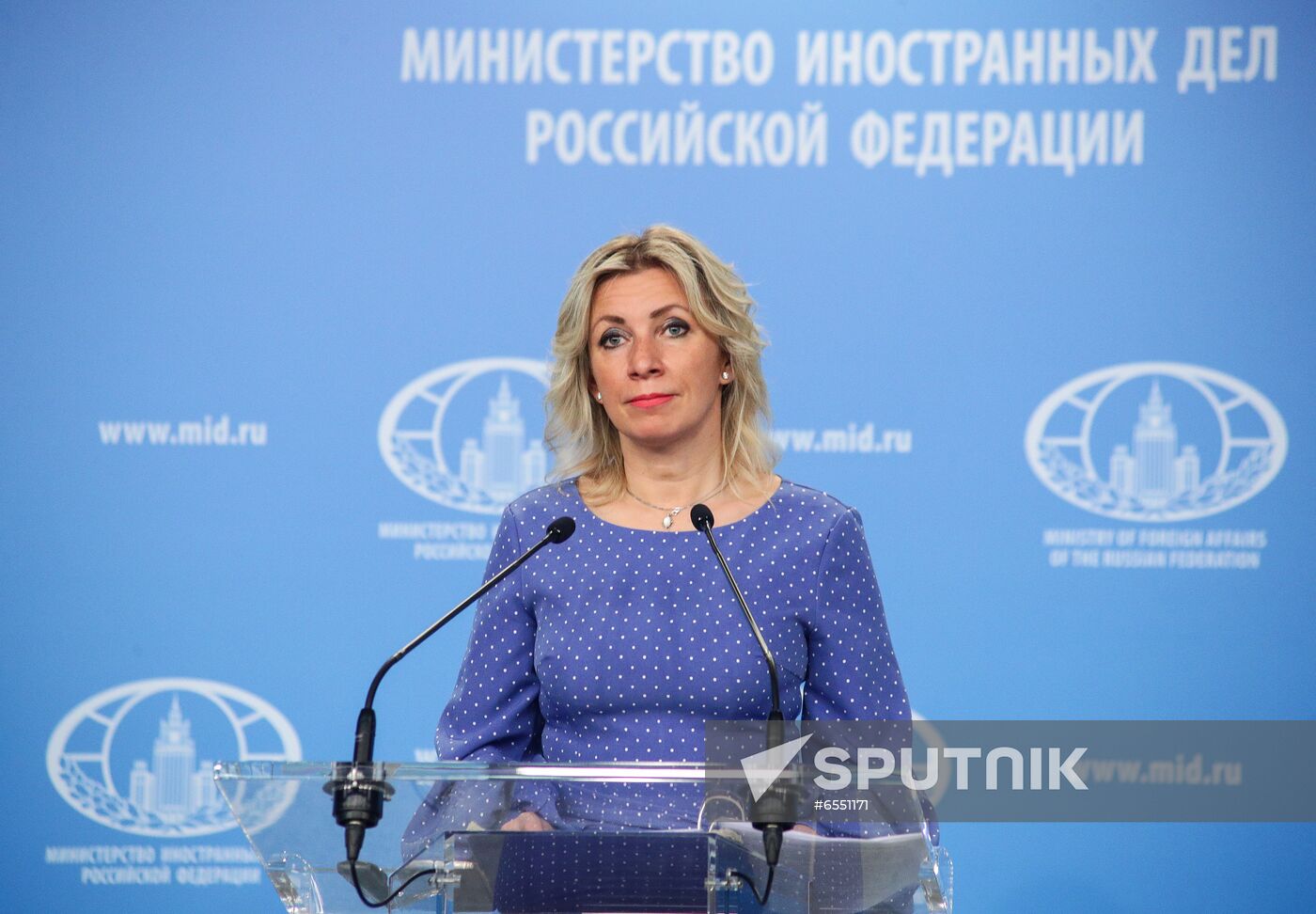 Russia Zakharova Briefing