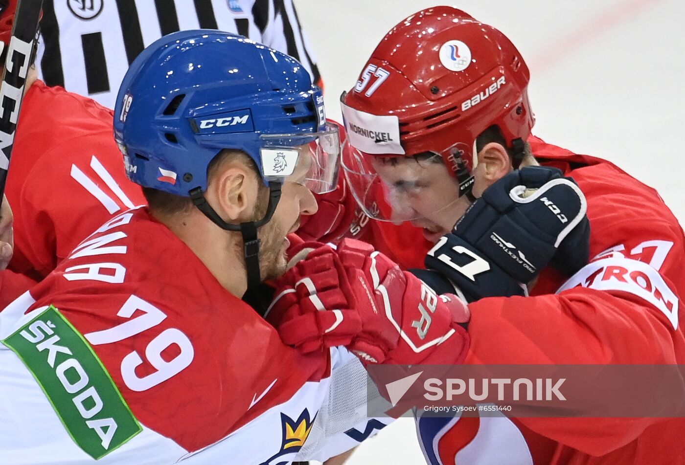 Latvia Ice Hockey Worlds Russia - Czech Republic