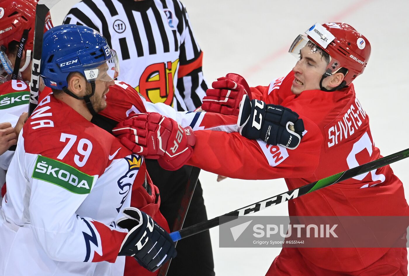 Latvia Ice Hockey Worlds Russia - Czech Republic