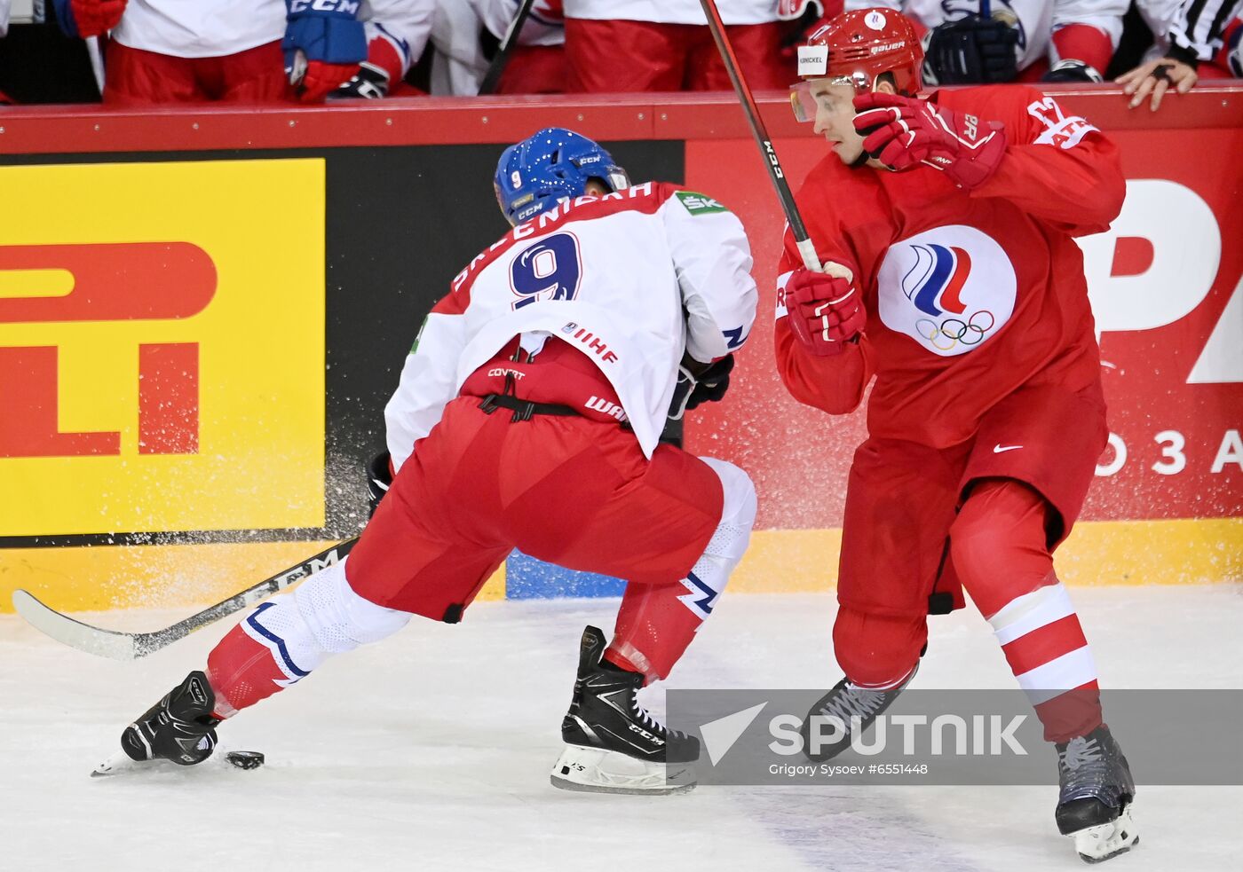 Latvia Ice Hockey Worlds Russia - Czech Republic