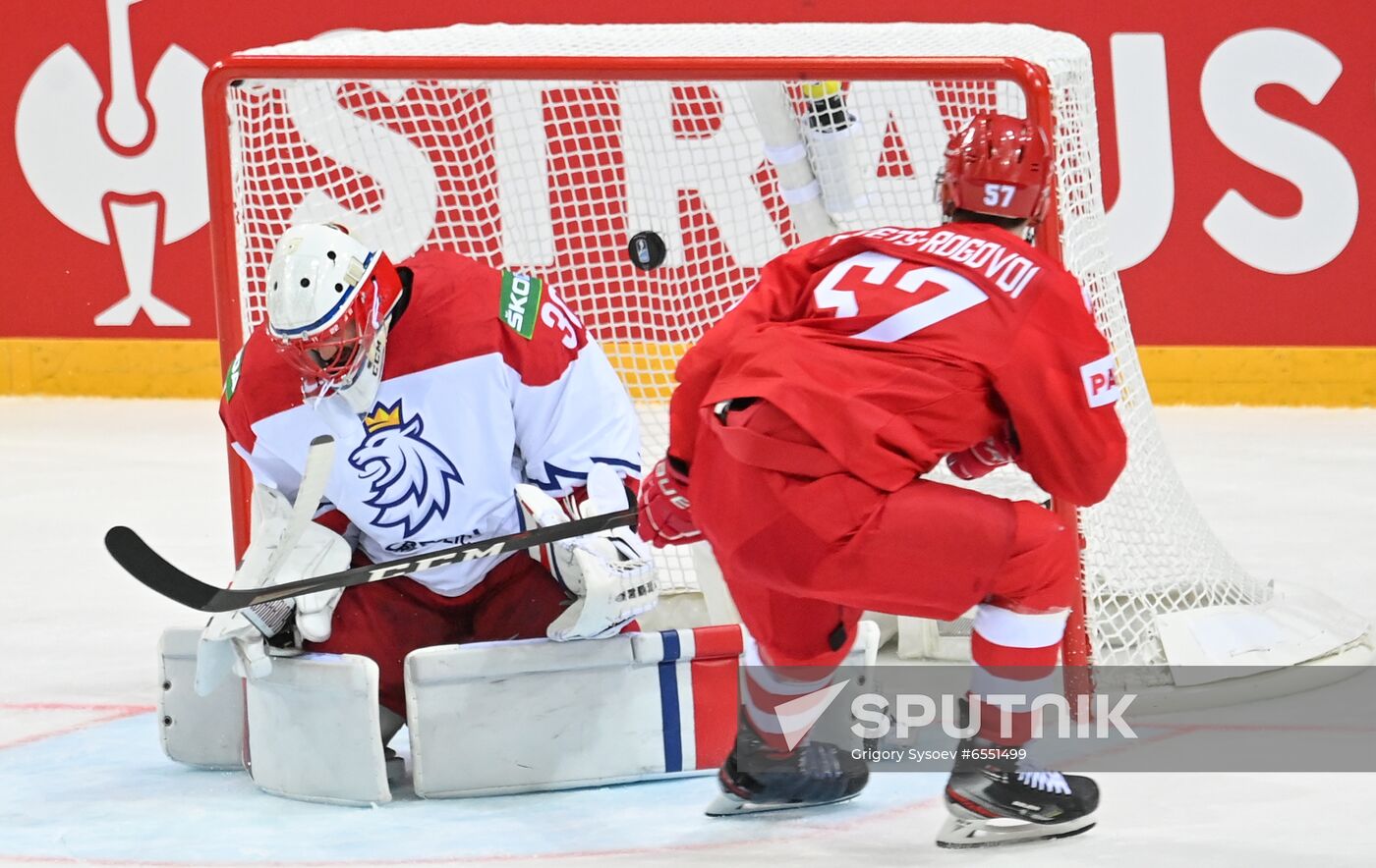 Latvia Ice Hockey Worlds Russia - Czech Republic