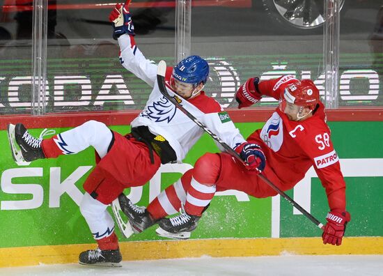 Latvia Ice Hockey Worlds Russia - Czech Republic