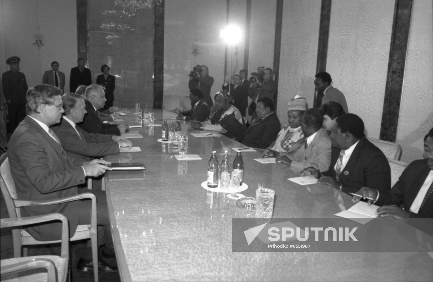 Cameroon parliamentary delegation in USSR