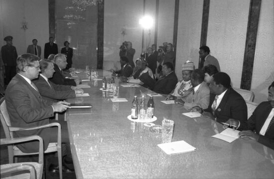 Cameroon parliamentary delegation in USSR