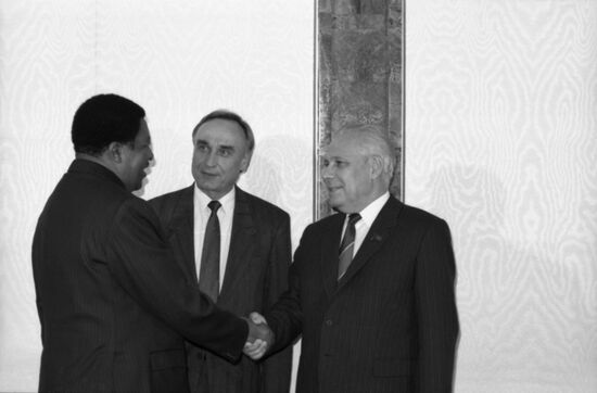Cameroon parliamentary delegation in USSR