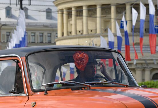 Russia Retro Cars Parade
