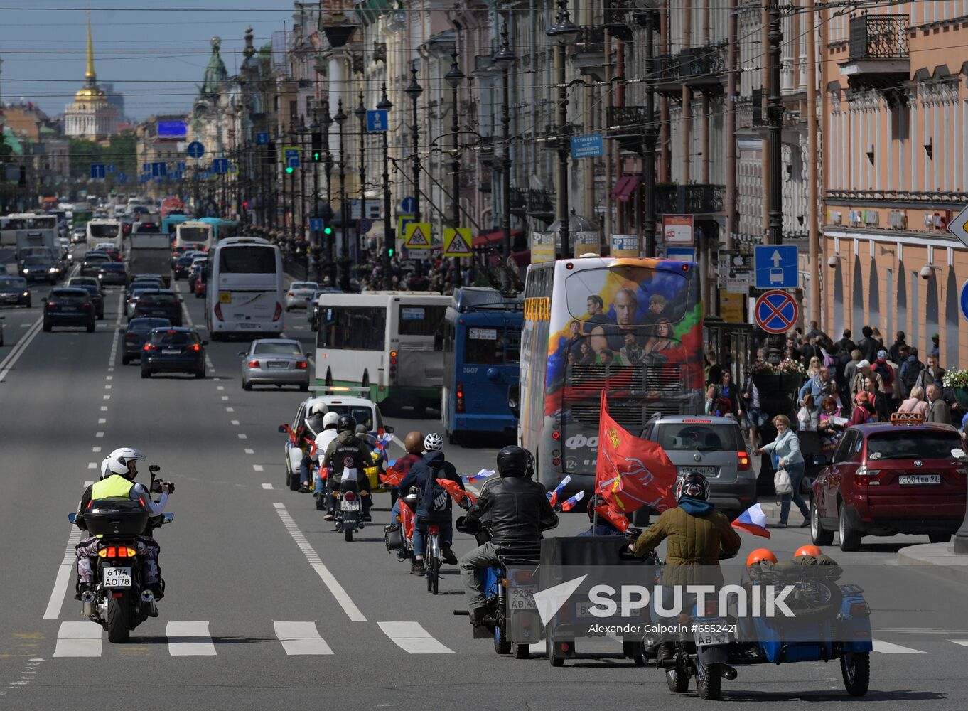 Russia Retro Cars Parade