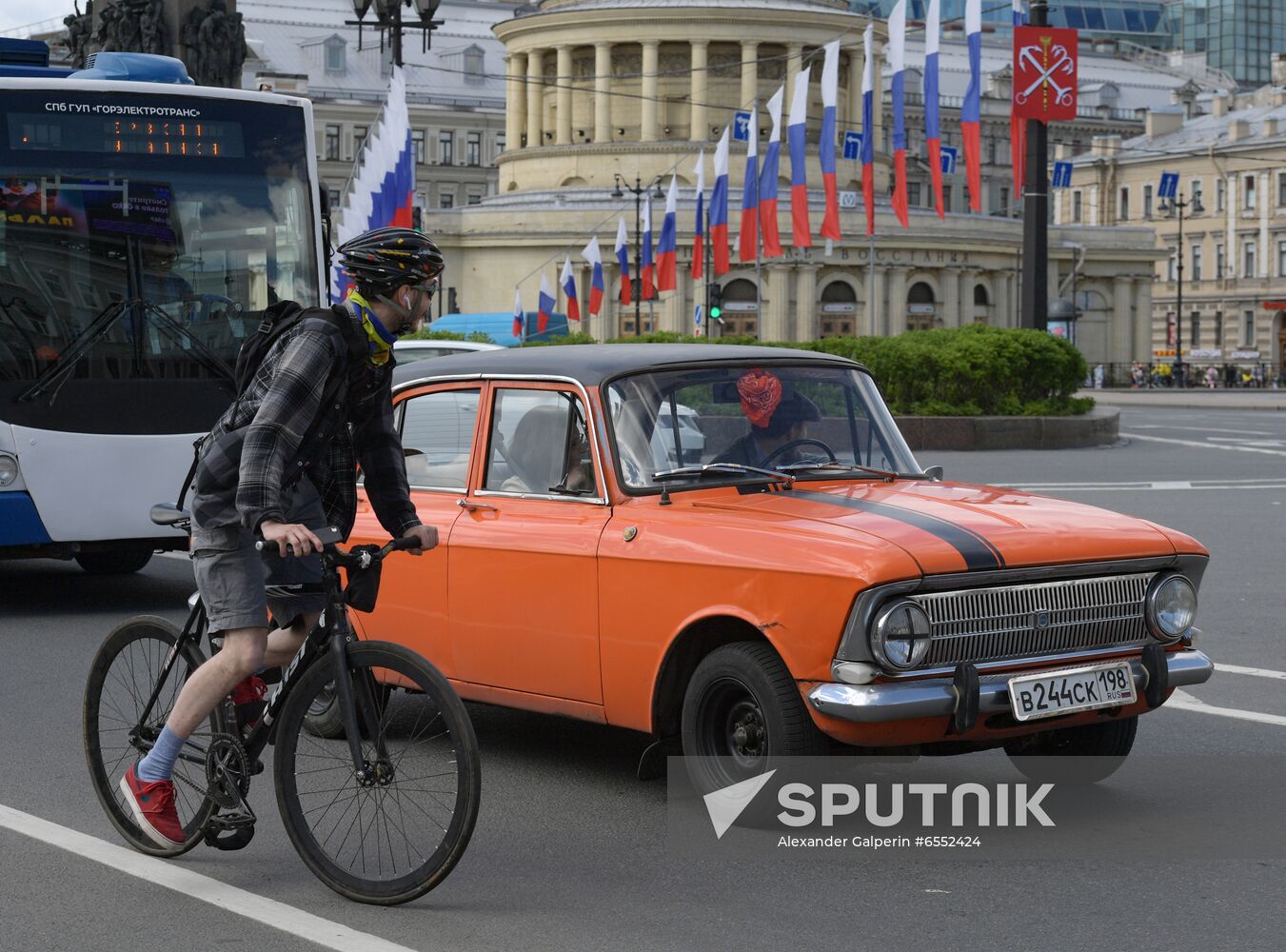 Russia Retro Cars Parade