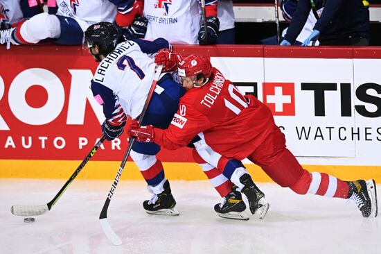 Latvia Ice Hockey Worlds Great Britain - Russia