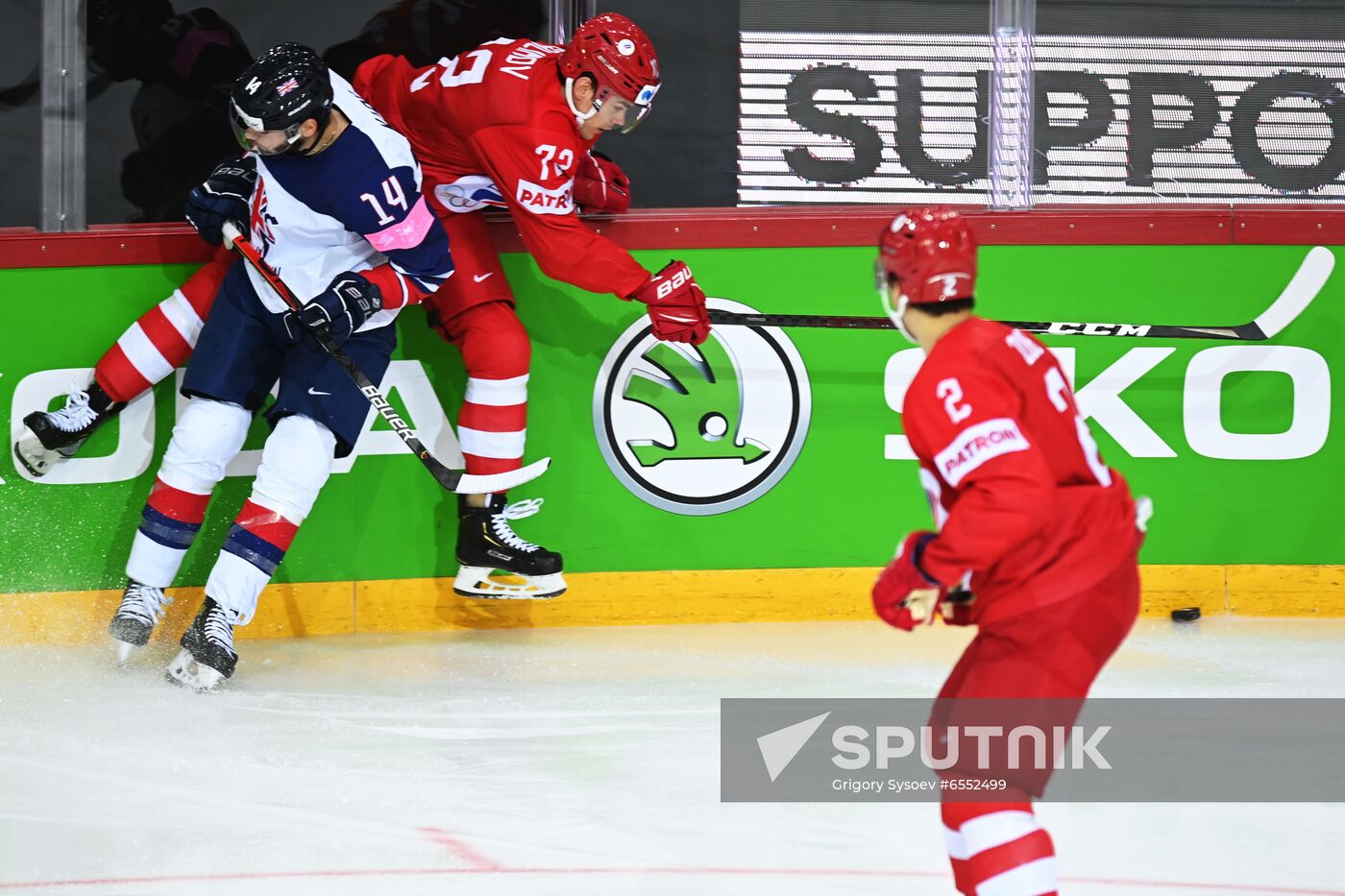 Latvia Ice Hockey Worlds Great Britain - Russia