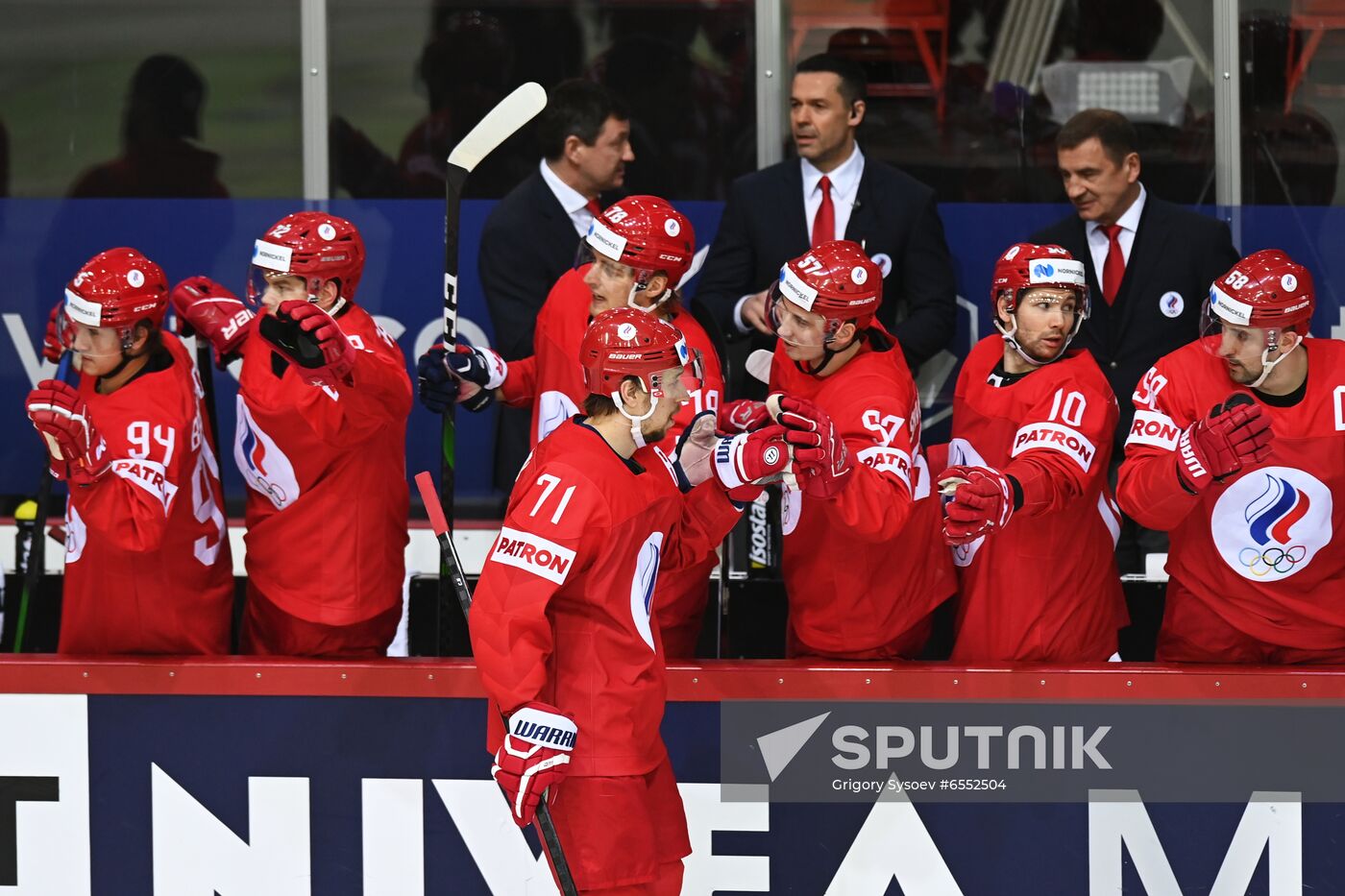 Latvia Ice Hockey Worlds Great Britain - Russia