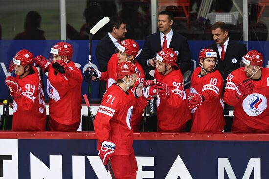 Latvia Ice Hockey Worlds Great Britain - Russia