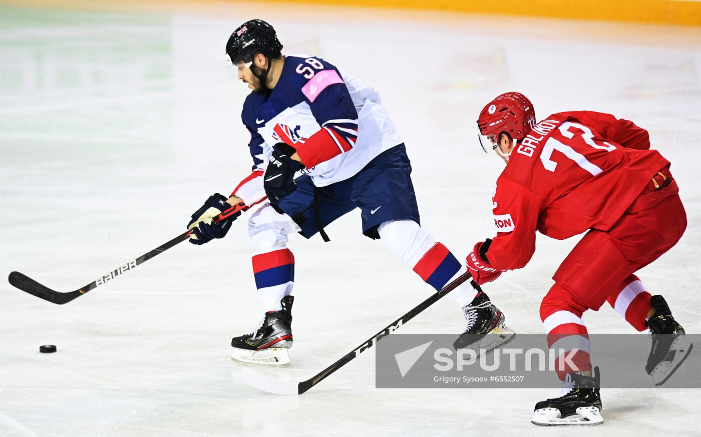Latvia Ice Hockey Worlds Great Britain - Russia