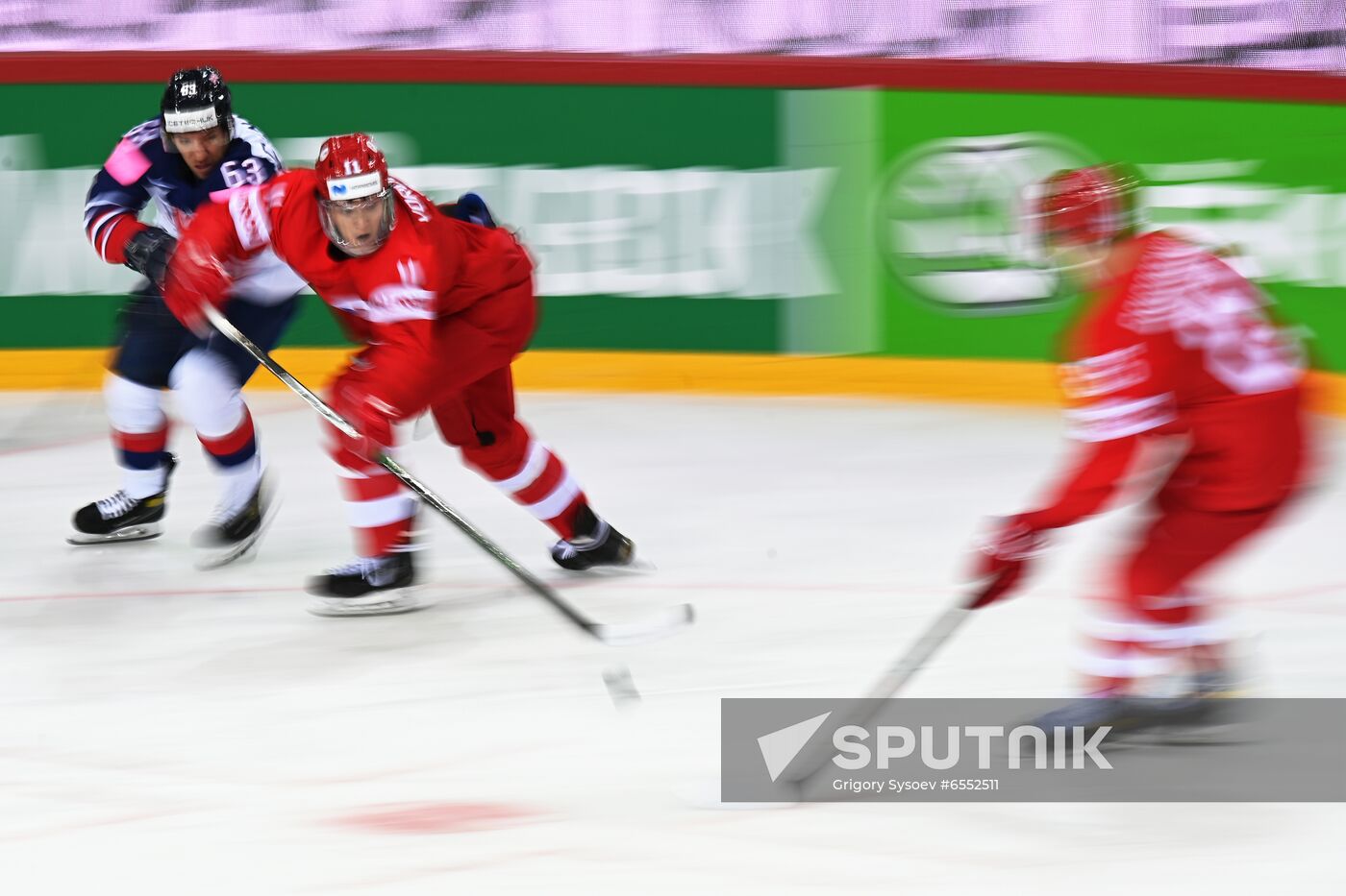 Latvia Ice Hockey Worlds Great Britain - Russia