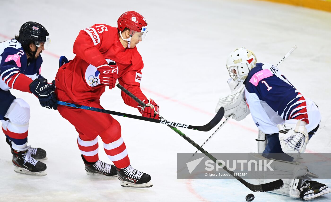Latvia Ice Hockey Worlds Great Britain - Russia