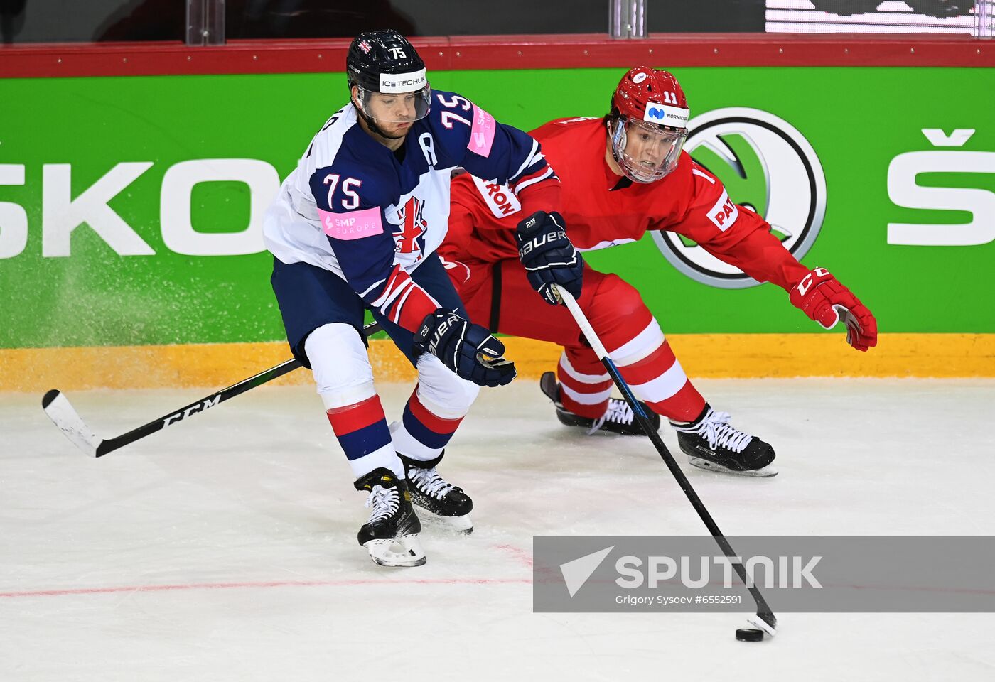 Latvia Ice Hockey Worlds Great Britain - Russia