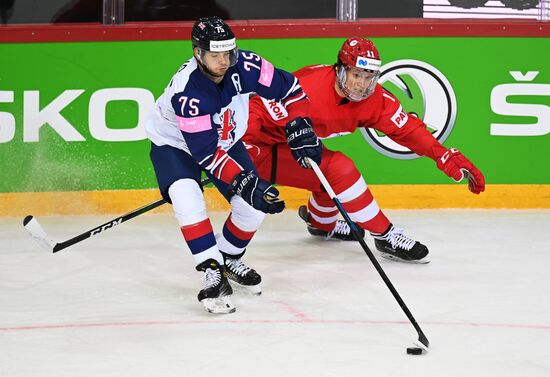 Latvia Ice Hockey Worlds Great Britain - Russia