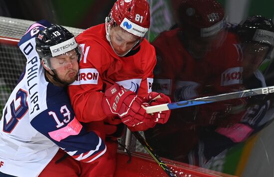 Latvia Ice Hockey Worlds Great Britain - Russia