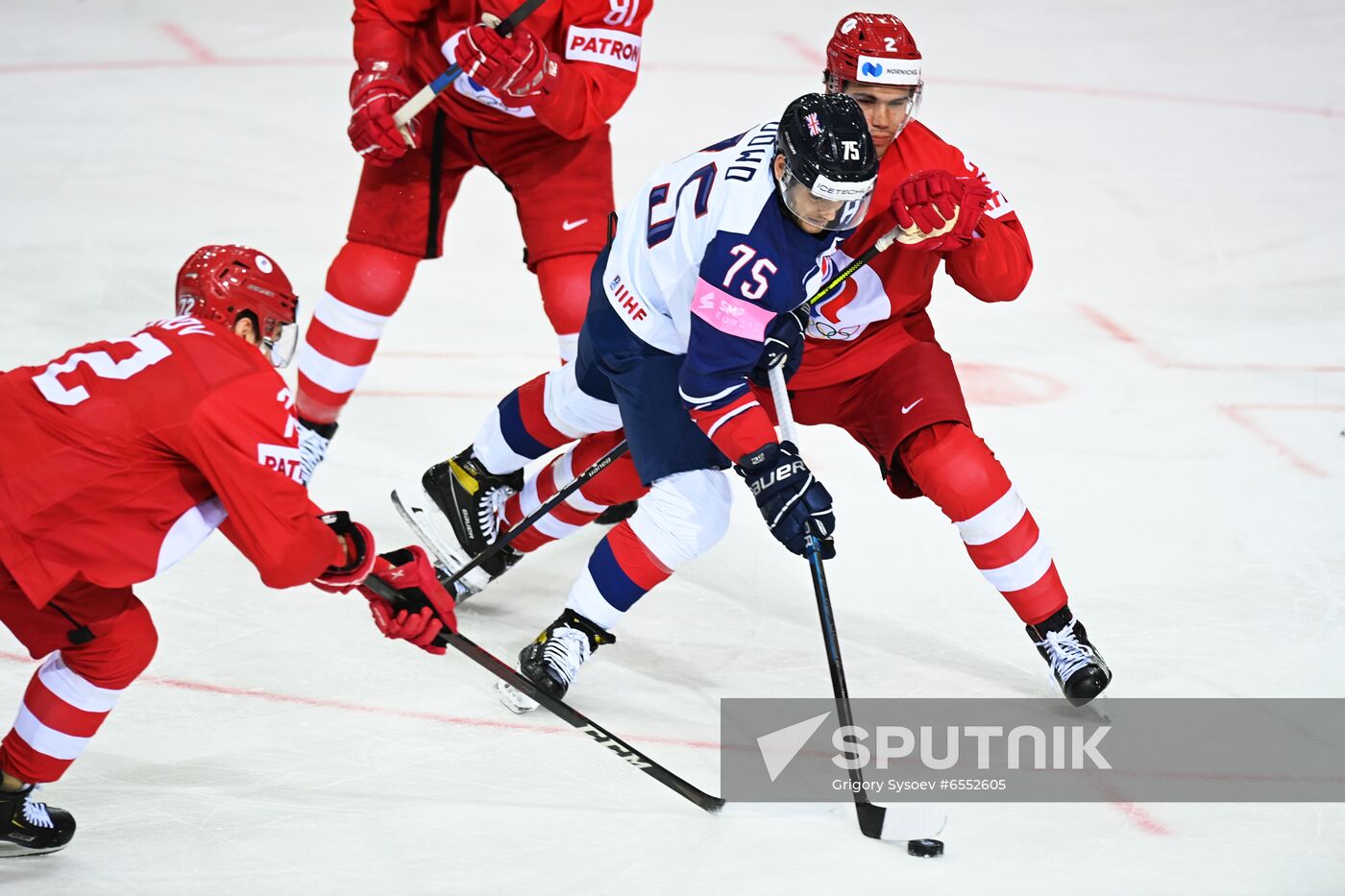 Latvia Ice Hockey Worlds Great Britain - Russia