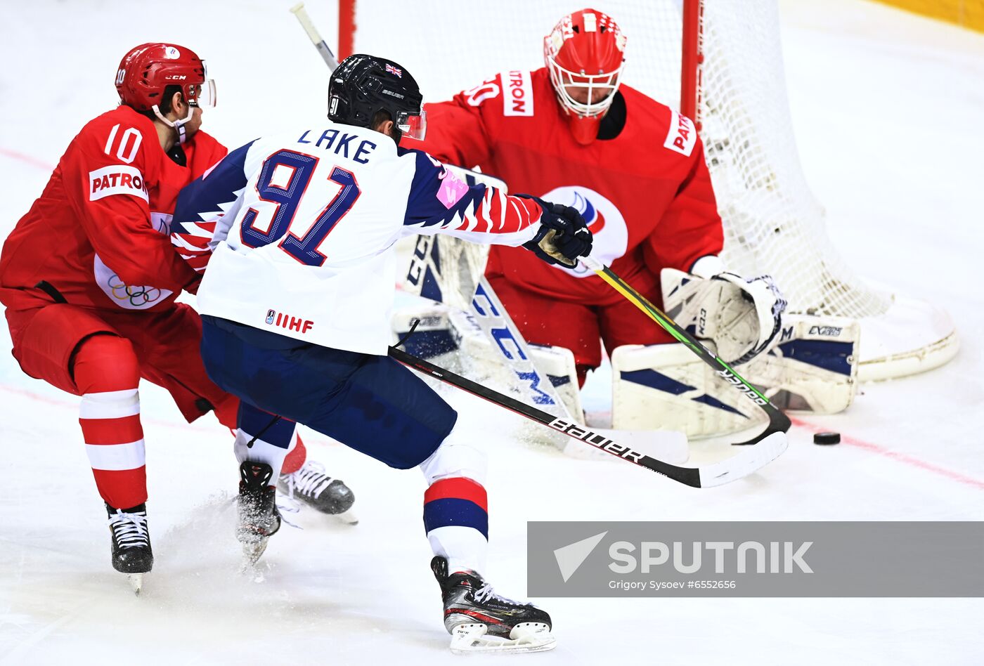 Latvia Ice Hockey Worlds Great Britain - Russia