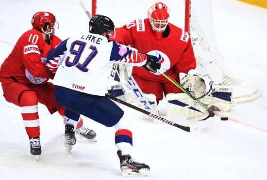 Latvia Ice Hockey Worlds Great Britain - Russia