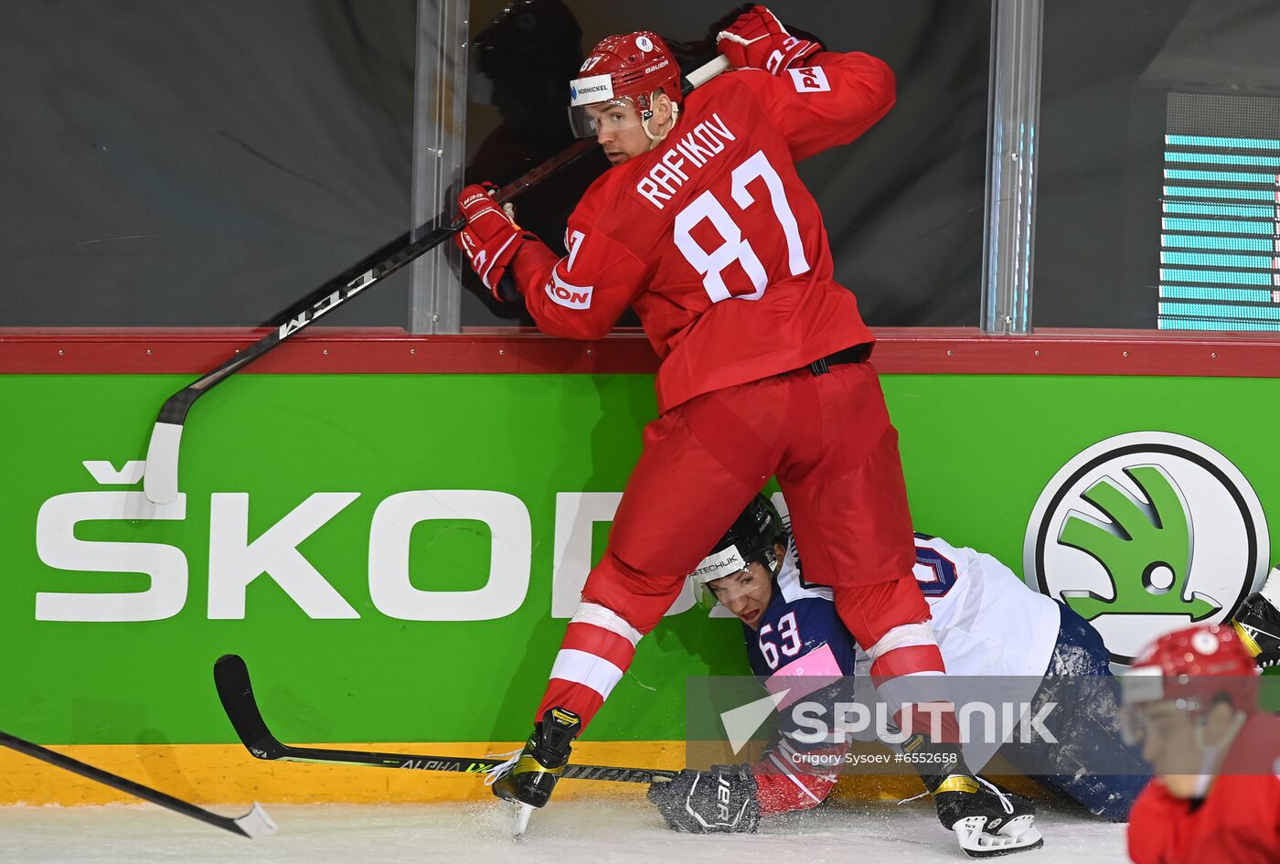 Latvia Ice Hockey Worlds Great Britain - Russia