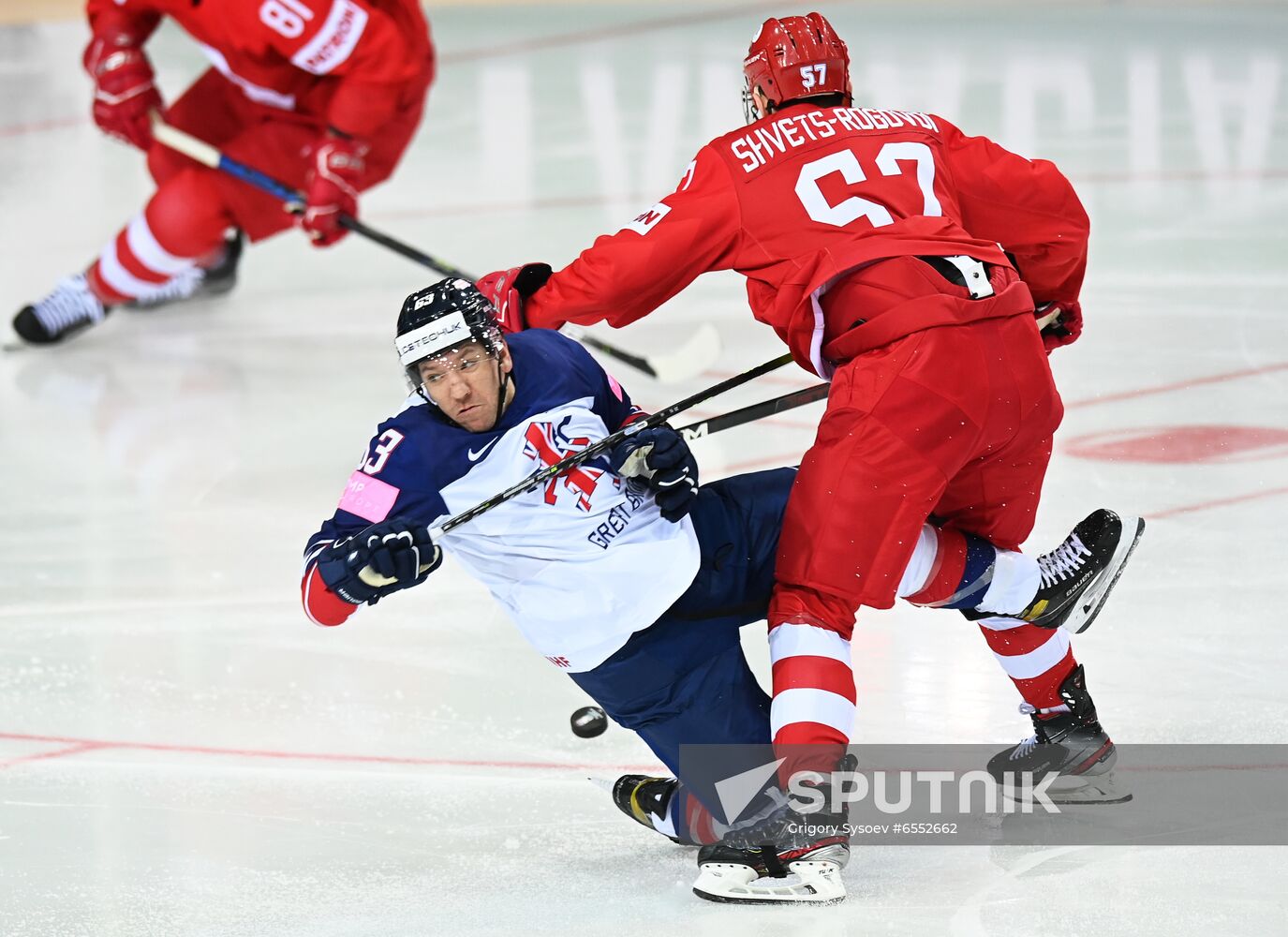 Latvia Ice Hockey Worlds Great Britain - Russia