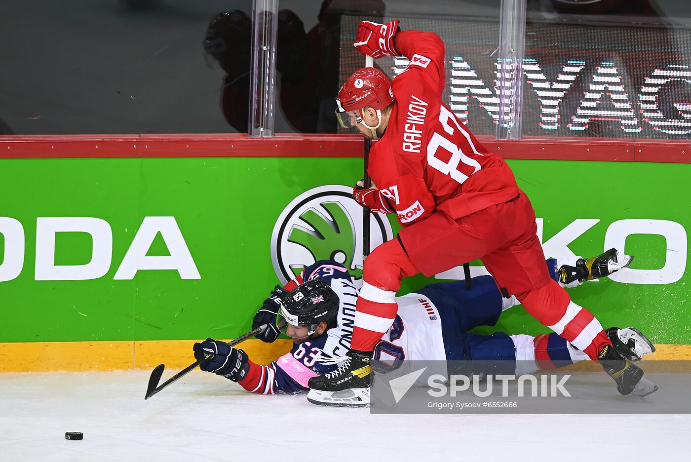 Latvia Ice Hockey Worlds Great Britain - Russia