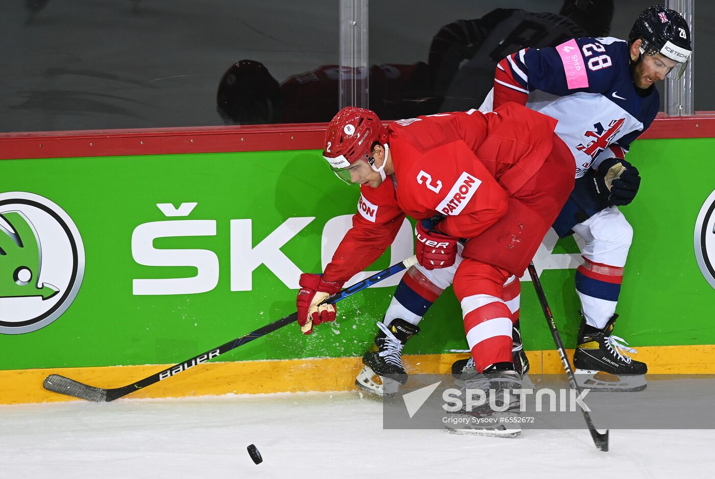 Latvia Ice Hockey Worlds Great Britain - Russia