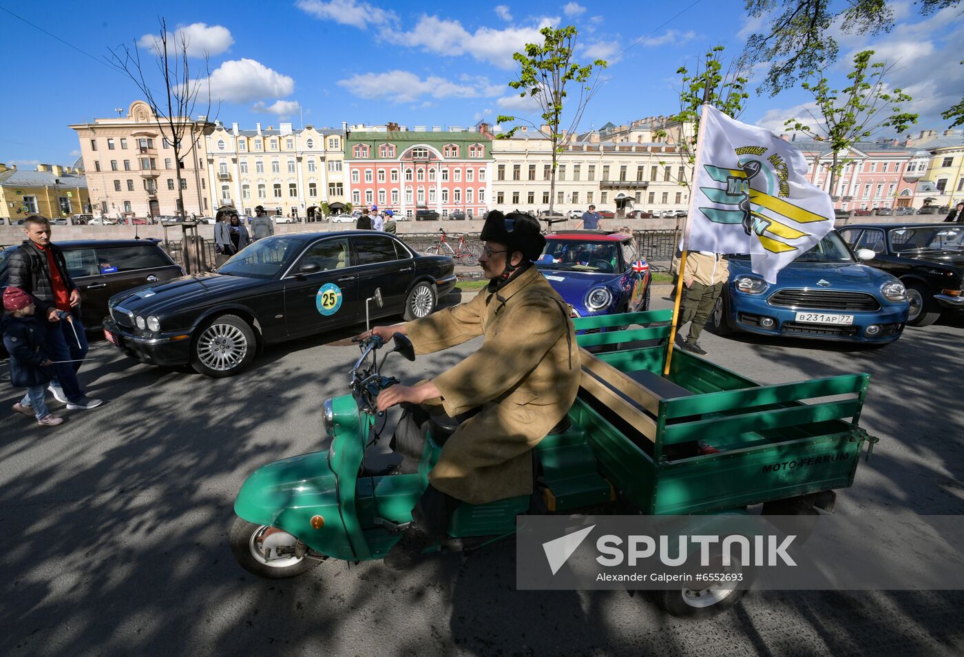 Russia Retro Cars Parade