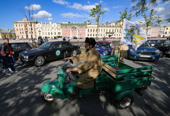 Russia Retro Cars Parade