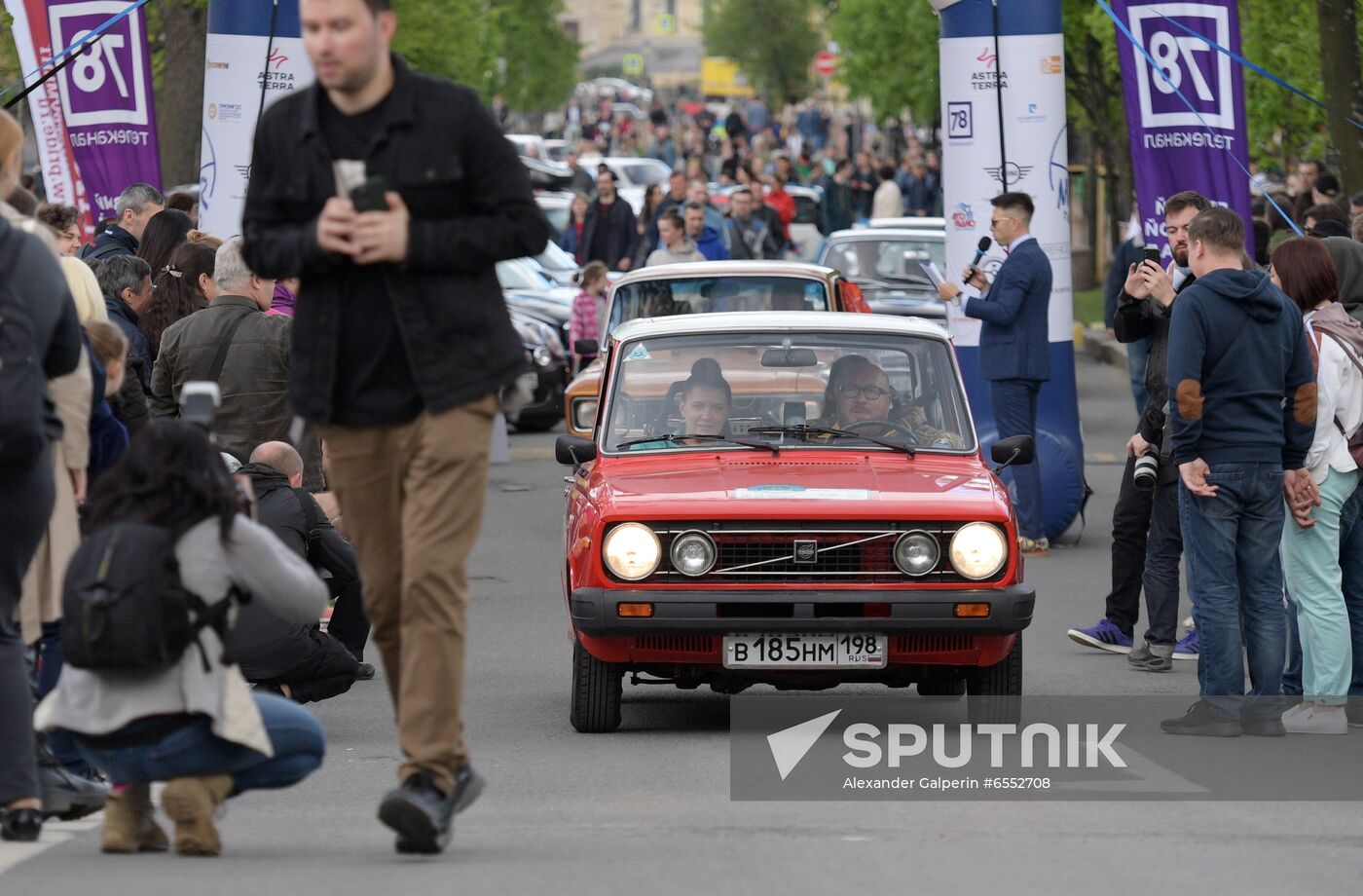 Russia Retro Cars Parade