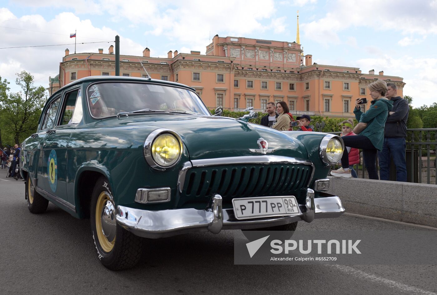 Russia Retro Cars Parade