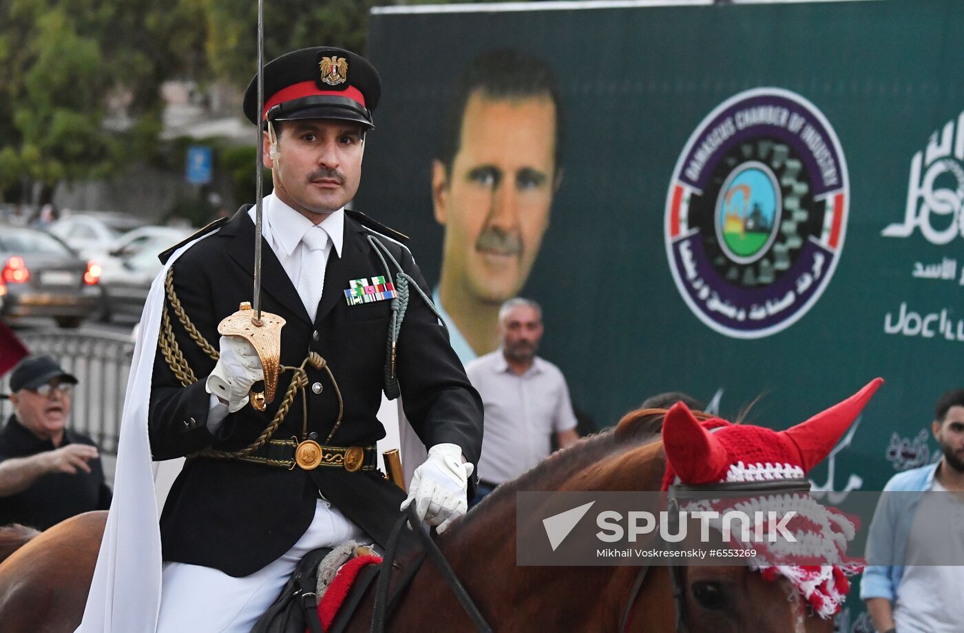 Syria President Supporters Rally