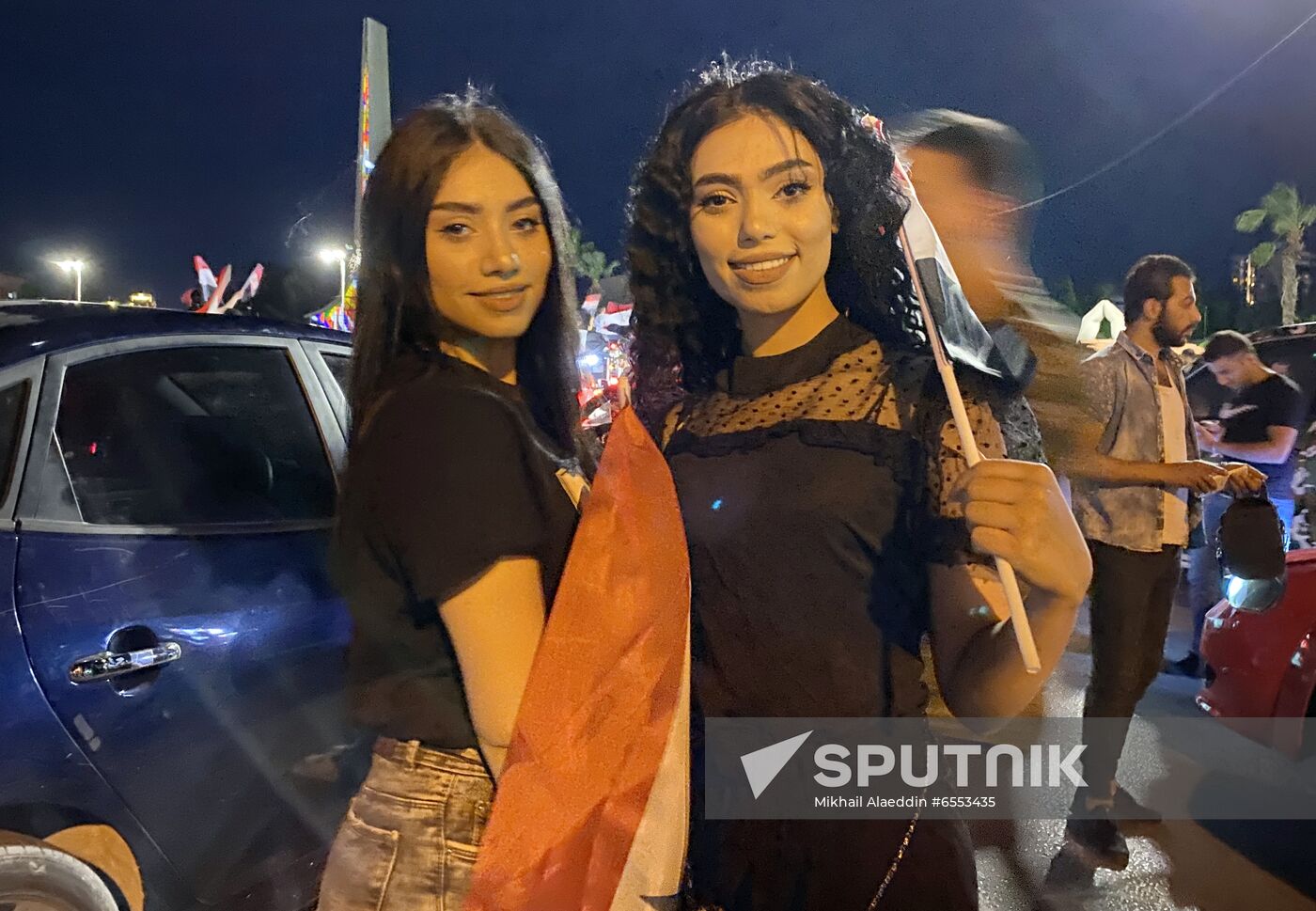 Syria President Supporters Rally