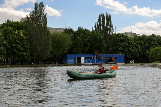 Russia Children Summer Leisure