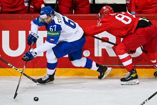 Latvia Ice Hockey Worlds Russia - Slovakia