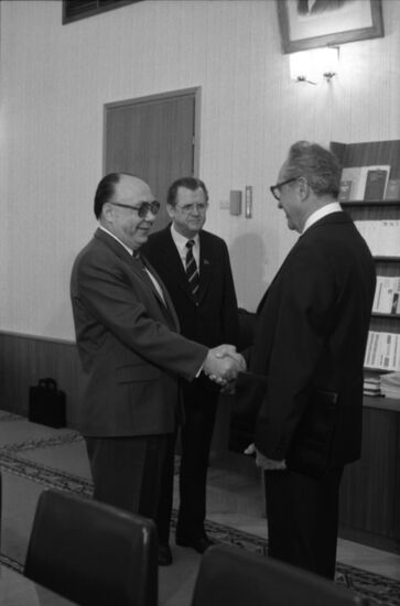 Chair of Czech National Council Josef Kempny in USSR