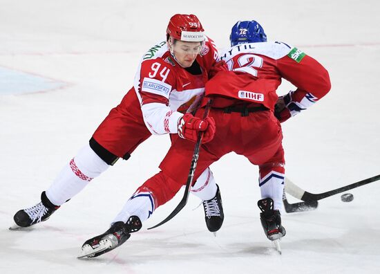 Latvia Ice Hockey Worlds Czech Republic - Belarus