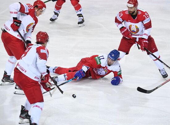 Latvia Ice Hockey Worlds Czech Republic - Belarus