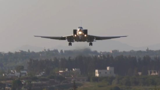 Syria Russia Tu-22 Bombers 