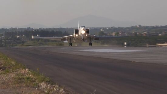 Syria Russia Tu-22 Bombers 