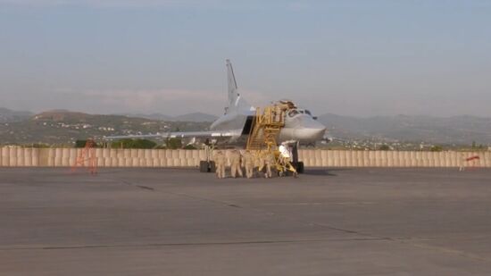 Syria Russia Tu-22 Bombers 