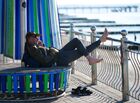 A man enjoys a spring day on the embankment in Zelenogradsk, Kaliningrad region, Russia. Location: Russia, Kaliningrad Region, Zelenogradsk. Author: Mikhail Golenkov/Sputnik. Russia Tourism