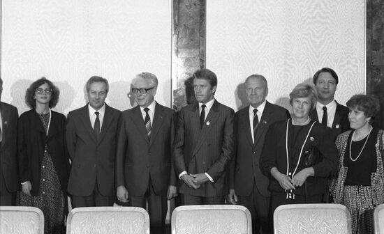 Delegation of Finnish parliament visits Soviet Union