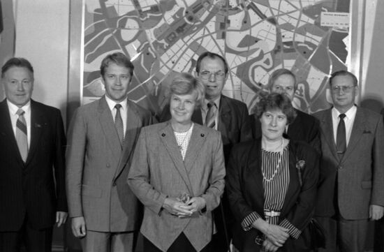 Delegation of Finnish parliament visits Soviet Union