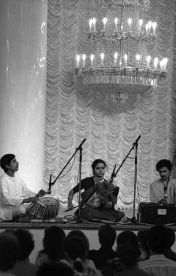 Concert by Indian performers at Column Hall of House of Unions