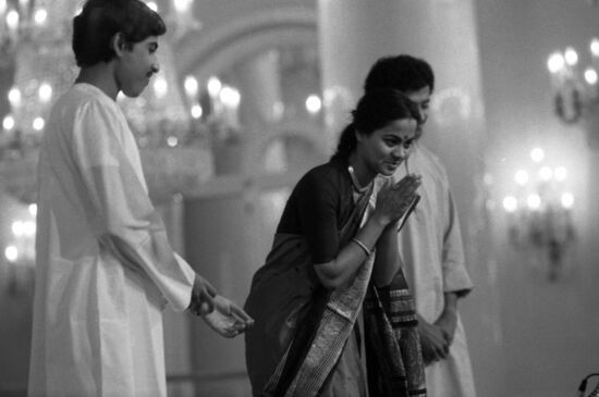 Concert by Indian performers at Column Hall of House of Unions