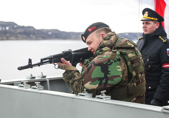 Russia Kumzha Naval Exercise