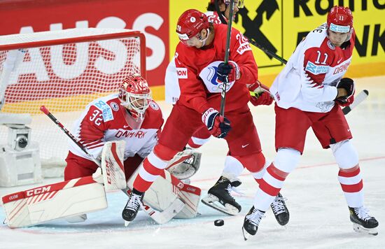 Latvia Ice Hockey Worlds Russia - Denmark
